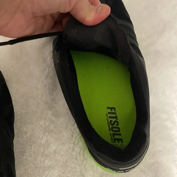 Air Max 2012 black/lime green women’s size 9.5 - Picture 7 of 10